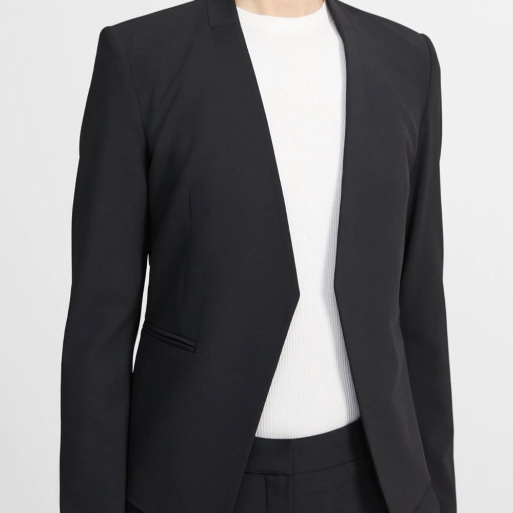 Theory Open Blazer in Stretch Wool